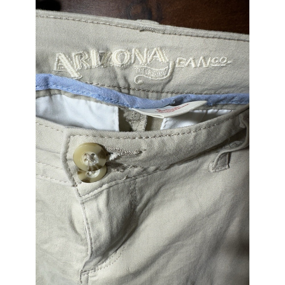 Arizona Jean Company Beige Boot Cut Pants Size 5 Long - Picture 3 of 5